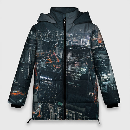 Женская зимняя куртка Бигсити мк / 3D-Черный – фото 1