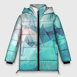 Женская зимняя куртка Небо из геометрических кристаллов