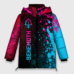 Женская зимняя куртка Behemoth - neon gradient: по-вертикали