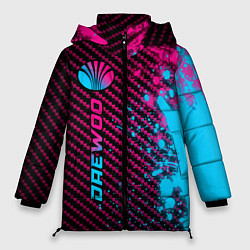 Женская зимняя куртка Daewoo - neon gradient: по-вертикали