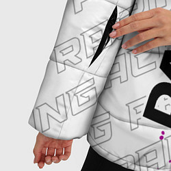 Куртка зимняя женская Daewoo pro racing: по-вертикали, цвет: 3D-черный — фото 2