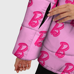 Куртка зимняя женская Барби Фильм Текстура, цвет: 3D-светло-серый — фото 2