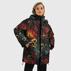 Куртка зимняя женская Нечистый дух, цвет: 3D-черный — фото 2