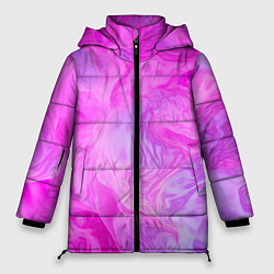 Женская зимняя куртка Розовая текстура