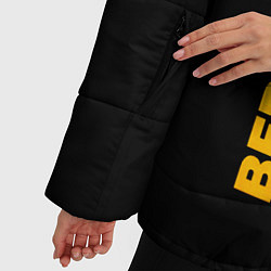 Куртка зимняя женская Berserk - gold gradient: по-вертикали, цвет: 3D-черный — фото 2