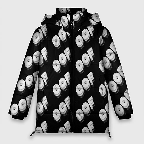 Женская зимняя куртка Off выключение / 3D-Черный – фото 1