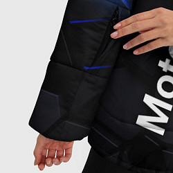 Куртка зимняя женская BMW Motorsport - плиты с эффектом свечения, цвет: 3D-черный — фото 2