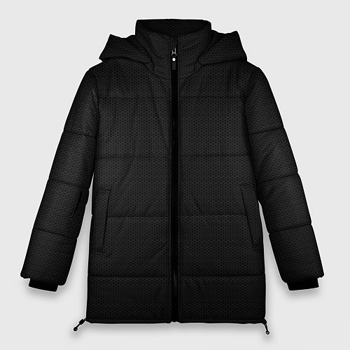 Женская зимняя куртка Карбон металический / 3D-Черный – фото 1