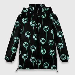 Куртка зимняя женская Эмблемы авторского права, цвет: 3D-черный