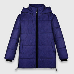 Куртка зимняя женская Фиолетовая текстура волнистый мех, цвет: 3D-светло-серый