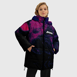 Куртка зимняя женская Разноцветный дым, цвет: 3D-черный — фото 2