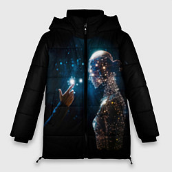 Куртка зимняя женская Создание АИ, цвет: 3D-черный