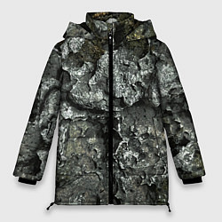 Куртка зимняя женская Камуфляж невидимка три маскировка милитари, цвет: 3D-черный