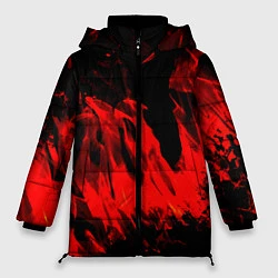 Куртка зимняя женская Красное пламя, цвет: 3D-черный
