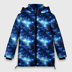 Куртка зимняя женская Cosmic neon boom, цвет: 3D-черный