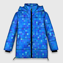 Женская зимняя куртка Голубая мозаика