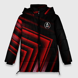 Куртка зимняя женская Mass Effect N7 special forces, цвет: 3D-черный