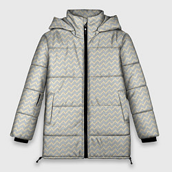 Женская зимняя куртка Текстура переплетения твил