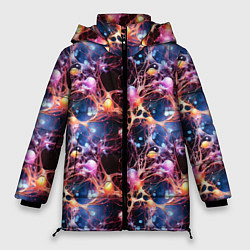 Женская зимняя куртка Узор нейронные связи
