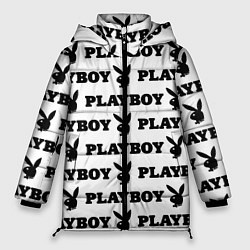 Куртка зимняя женская Playboy rabbit, цвет: 3D-черный