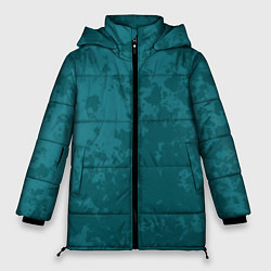 Куртка зимняя женская Изумрудный камуфляж, цвет: 3D-светло-серый