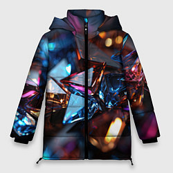 Женская зимняя куртка Разноцветные стекла