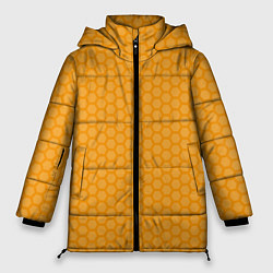 Женская зимняя куртка Медовые соты векторные