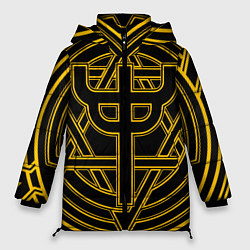 Куртка зимняя женская Invincible Shield icon - Judas Priest, цвет: 3D-черный