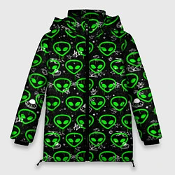 Куртка зимняя женская Super alien, цвет: 3D-светло-серый