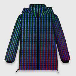 Женская зимняя куртка Неоновые светящиеся полосы