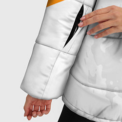 Куртка зимняя женская КТМ - оранжевые вставки, цвет: 3D-черный — фото 2
