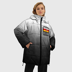 Куртка зимняя женская 15 регион на спине, цвет: 3D-светло-серый — фото 2