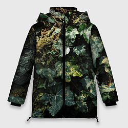 Куртка зимняя женская Реалистичный охотничий камуфляж, цвет: 3D-светло-серый