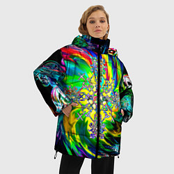 Куртка зимняя женская Став обнуление негатива, цвет: 3D-светло-серый — фото 2
