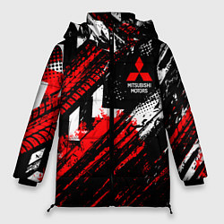 Куртка зимняя женская Mitsubishi - sport style, цвет: 3D-черный