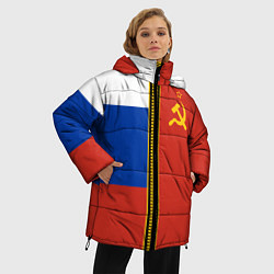 Куртка зимняя женская Россия и СССР, цвет: 3D-черный — фото 2