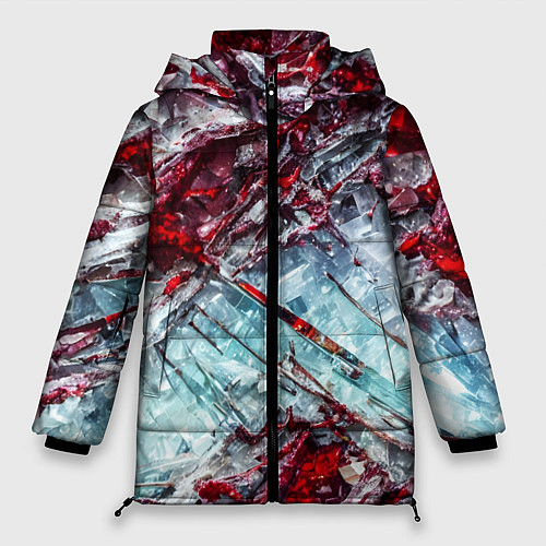 Женская зимняя куртка Лёд и кровь / 3D-Черный – фото 1