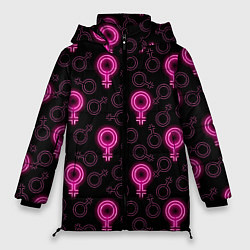 Куртка зимняя женская Женский знак венеры, цвет: 3D-светло-серый