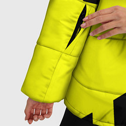 Куртка зимняя женская Chevrolet yellow star, цвет: 3D-черный — фото 2