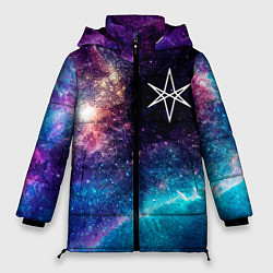 Куртка зимняя женская Bring Me the Horizon space rock, цвет: 3D-черный