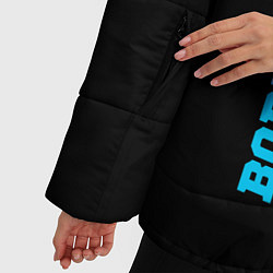 Куртка зимняя женская Borussia - neon gradient по-вертикали, цвет: 3D-черный — фото 2