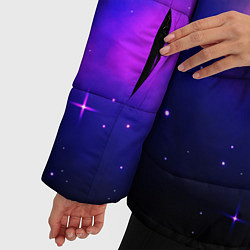 Куртка зимняя женская Космос и только, цвет: 3D-черный — фото 2