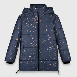 Женская зимняя куртка Космическое поле звёзд