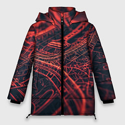 Куртка зимняя женская Раскаленные нити, цвет: 3D-светло-серый