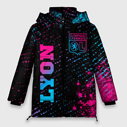 Куртка зимняя женская Lyon - neon gradient вертикально, цвет: 3D-черный