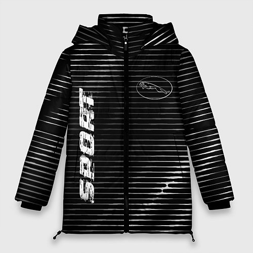 Женская зимняя куртка Jaguar sport metal / 3D-Черный – фото 1