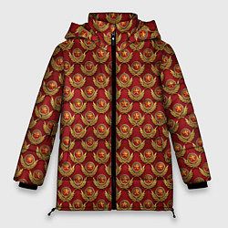 Женская зимняя куртка Красные звезды СССР