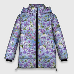 Женская зимняя куртка Светлая фиолетовая сирень