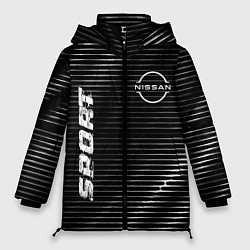Куртка зимняя женская Nissan sport metal, цвет: 3D-черный