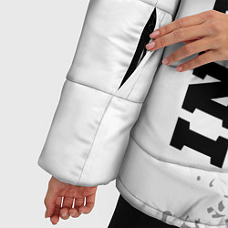 Куртка зимняя женская Inter sport на светлом фоне вертикально, цвет: 3D-черный — фото 2